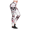 Womens Skull Print Leggings - millennial-fashion-hub