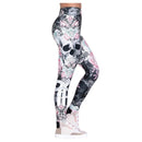 Womens Skull Print Leggings - millennial-fashion-hub