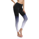 Womens Gradient Color Split Leggings - millennial-fashion-hub