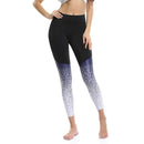 Womens Gradient Color Split Leggings - millennial-fashion-hub