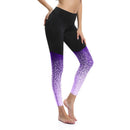 Womens Gradient Color Split Leggings - millennial-fashion-hub
