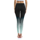 Womens Gradient Color Split Leggings - millennial-fashion-hub