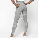 Womens Gradient Color Double Stripe Leggings - millennial-fashion-hub