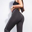 Womens Reflective Light Stripes Leggings - millennial-fashion-hub