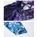 Womens Seamless Print Multi Color Leggings - millennial-fashion-hub