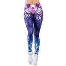 Womens Seamless Print Multi Color Leggings - millennial-fashion-hub