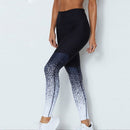 Womens Gradient Color Split Leggings - millennial-fashion-hub