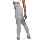 Womens Gradient Color Double Stripe Leggings - millennial-fashion-hub