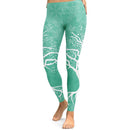 Womens Double Tree Print Leggings - millennial-fashion-hub