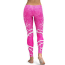 Womens Double Tree Print Leggings - millennial-fashion-hub