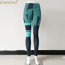 Womens Tone Pattern High Waist Leggings - millennial-fashion-hub
