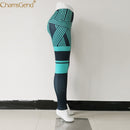 Womens Tone Pattern High Waist Leggings - millennial-fashion-hub