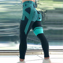 Womens Tone Pattern High Waist Leggings - millennial-fashion-hub