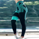 Womens Tone Pattern High Waist Leggings - millennial-fashion-hub