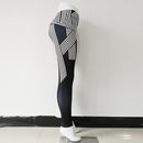 Womens Tone Pattern High Waist Leggings - millennial-fashion-hub