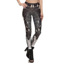 Womens Steampunk Print Leggings - millennial-fashion-hub