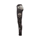 Womens Steampunk Print Leggings - millennial-fashion-hub