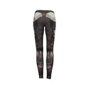 Womens Steampunk Print Leggings - millennial-fashion-hub
