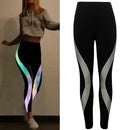 Rainbow Reflective Leggings - millennial-fashion-hub